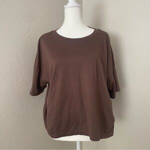 90 Degree By Reflex Brown Short Sleeve Tee